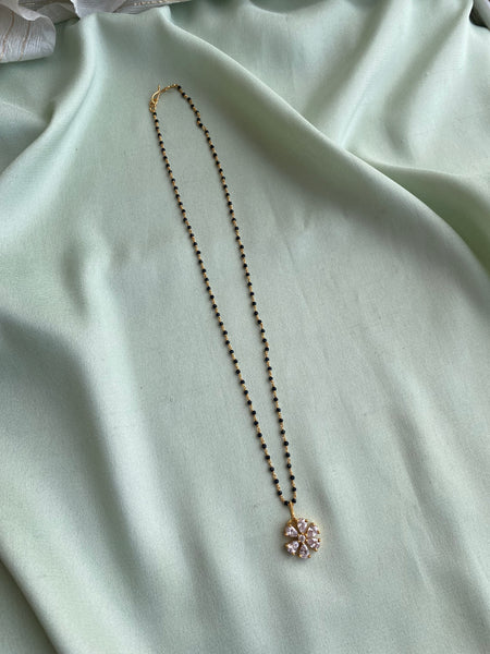 AD Floral Simple Mangalsutra