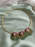 Lotus Kemp Brass necklace