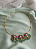 Lotus Kemp Brass necklace