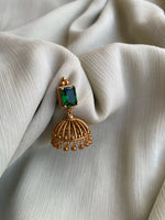 Simple and small jhumkas available in 5 colours (price for each)