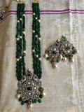 Victorian Pearl Haram with earrings