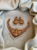 Lakshmi necklace with earrings