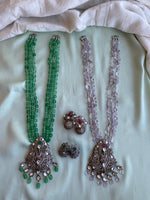 Victorian temple Haram with earrings