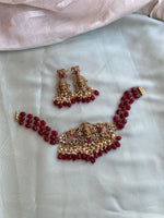 Victorian Balaji Beads choker with earrings