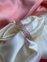 Simple rose gold bangles set of 4