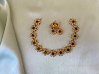 AD Star Necklace/Choker with Earrings