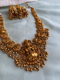 Antique Lakshmi Necklace with jhumkas