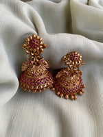 Heavy bridal jhumkas in 3 colours