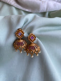 Small AD Jhumkas in 2 colours
